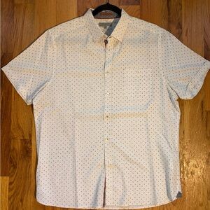 Ted Baker Shirt Mens Hawaiian AOP Short Sleeve Button Up